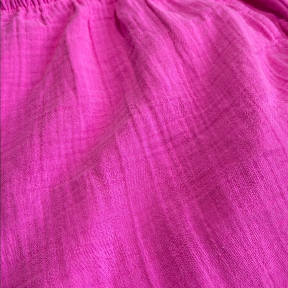 Gap Cotton Gauze Easy Shorts in Standout Pink NWT Size M - Picture 9 of 9